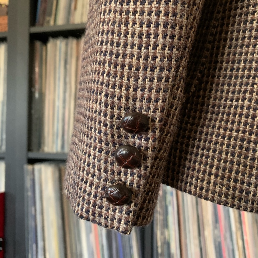 wool blazer jacket 80s 90s vintage preppy fall - Picture 10 of 12